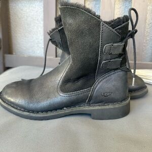 UGG black Suede Boots